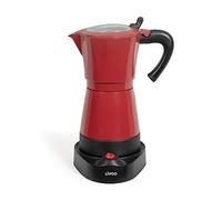 Cafetière électrique Italienne rouge 6 tasses 480 W Livoo