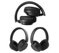 LIVOO Casque Bluetooth 5.3 circum-aural EXTRA-Bass - 16h, micro intégré, pliable, noir