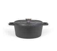 Livoo - Cocotte Ronde 24cm 4l Noir Mep139