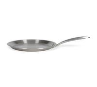 Livoo - Crêpière en acier inoxydable 28 cm MEP164 - Gamme Brigade - inox triply - sans PFAS