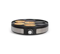 Crêpière réversible - LIVOO - DOP247 - 1500W - Plaque réversible : 1 x Ø33 ou 7 x Ø10 cm - Antiadhésif - Thermostat réglable