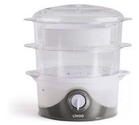Livoo Cuiseur vapeur et riz DOC191 LIVOO Feel good moments Plastique Transparent Transparent G