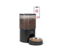 Livoo - Distributeur de croquettes Automatique PET106-3L, connectée, 10 Repas programmables, jusqu'à 12 portions par Repas