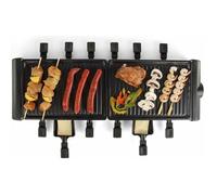 LIVOO DOC185 Noir Appareil a raclette 12 personnes Gril - 1800W