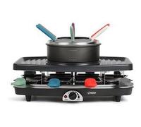 Livoo DOC233 - Raclette/gril/fondue - 1.6 litres - 1.1 kWatt - noir Noir G