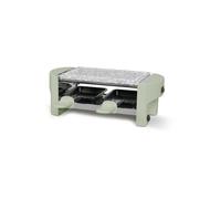 LIVOO DOC369VE Raclette pour 2 personnes Compact avec plaques pierre et accessoires Beige-vert