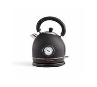 LIVOO DOD157N Bouilloire Rétro Vintage themomètre intégré | Capacité 1.8L, Arrêt Automatique, Filtre Anti-calcaire | 1800W