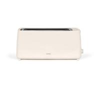 LIVOO Grille-pain fente longue DOD168C 900 W thermostat réglable 7 niveaux Blanc cassé