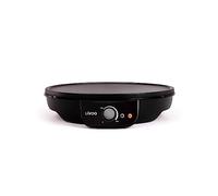 Livoo DOP196 Crêpière Électrique ⌀30 cm | Appareil à Crêpes Anti-adhésif | 1000W, Black