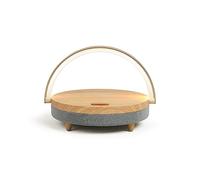 Livoo - Enceinte LED Chargeur Induction Fast Charge TES242 - Compatible Bluetooth® 5 W, Fast Charge 15W, 4h d'écoute, 3 Modes d'éclairage, portée : 10 m, certifié QI, Compatible Tous Smartphones