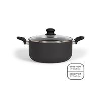 LIVOO Faitout aluminium MEP150N 24 cm avec couvercle