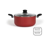 Livoo - Faitout Aluminium 24cm Avec Couvercle Mep150r