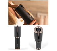 LIVOO fer à boucler automatique sans fil LCD 160-200°C - effet wavy, rotation droite/gauche