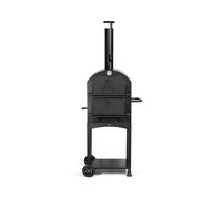 LIVOO - Fourà pizza et tarte flambée DOC331-4 grilles de cuisson 34 x 24 cm, pierre à pizza réfractaire, thermomètre intégré