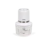 LIVOO Hachoir électrique sans fil DOP222 200 W 2 vitesses 1,2 L 4 lames acier Blanc