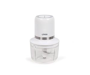 Livoo - Hachoir électrique san fil DOP222-200W, 2 vitesses, 1.2L, 4 lames