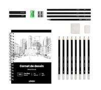 Kit de dessin 19 accessoires LOI002