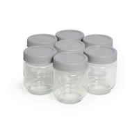 livoo - lot de 7 pots pour yaourtière dop180 - dop180ac1