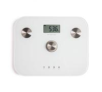 Livoo - Pèse-Personne impédancemètre Dynamo DOM465W - 6 indicateurs, jusqu'à 150kg, précision 100g, 4 mémoires