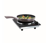 LIVOO Plaque de cuisson électrique Plaque de cuisson 18,5 cm 1500 watts Camping DOC167N noir