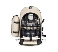 LIVOO Sac à dos pique-nique isotherme SE970C 4 personnes Beige
