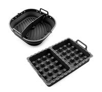 moule LIVOO set de 2 accessoires Airfryer - Rétractable avec séparateur & Spécial gaufres