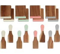 Livoo Set 8 spatules + 8 planchettes bois - MEN427