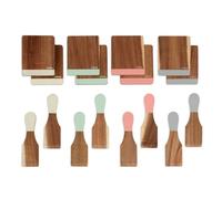 Livoo - Set 8 spatules + 8 planchettes bois MEN427