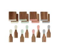 Livoo Set 8 Spatules + 8 Planchettes Bois - Men427 Livoo