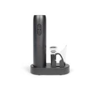 Livoo - Set à vin électrique rechargeable GS159 - tire-bouchon, coupe-capsule, aérateur, bec verseur, base de rangement et charge, universel