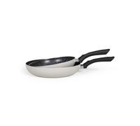 LIVOO Lot de 2 poêles antiadhésives MEN124GR 24/28 cm Gris