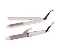 Livoo - Set Lisseur Et Fer À Boucler 200°C Violet Dos215