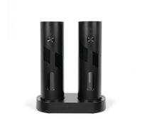 LIVOO Set salière et poivrière électriques MEN439N – 110 ml, meule céramique, USB-C, noir