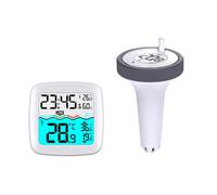 Livoo - Thermomètre de piscine sans fil SL266W - portée 60m, sans fil, sur pile