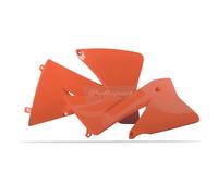 Livraison Gratuite Couvercles De Radiateur Polisport Orange KTM Pour Moto Pièces