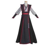 Livraison gratuite Mo Dao Zu Shi Cosplay Wei Wuxian jeune grand maître de la culture démoniaque Costume hommes Anime Wei wuxian perruque chaussures L vêtements