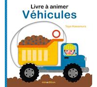 Yayo Kawamura – Livre à animer – Véhicules – Album éveil dès la naissance – Cartonné