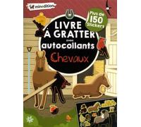 Livre À Gratter Avec Autocollants Chevaux - Plus De 150 Stickers