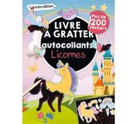 Livre à gratter avec autocollants - Licornes Eva Schindler (Auteur)