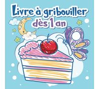 Livre à Gribouiller dès 1 An: 50 Dessins Simples à Colorier pour les Enfants : Animaux Mignons, Insectes, Créatures Marines, Oiseaux, Plantes, Véhicules, Jouets...