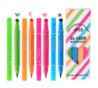 Livre à l'œil liquide Stamp - Doublure à yeux liquides à double extrémité | Ensemble d'outils de maquillage étanche | Cosmétiques de longue durée de longue durée, stylo eye-liner à preuve de tache, fa