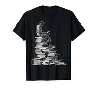 Livre à motifs graphiques pour homme T-Shirt
