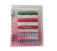 Livre à ongles, livre de présentation magnétique en acrylique pour ongles | Accessoires de manucure avec magnétiques pour un aperçu facile d'un échantillon de salon de beauté pour femmes