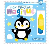 Livre accordéon - mon pinceau magique - banquise