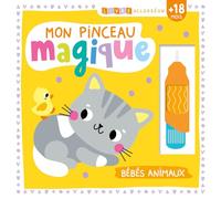 Livre accordéon - Mon pinceau magique - Bébés animaux + mon pinceau magique - Atelier Cloro - 1 2 3 Soleil - cartonné - Livre-jeu