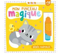Livre accordéon - Mon pinceau magique - Bébés animaux + mon pinceau magique - Atelier Cloro - 1 2 3 Soleil - cartonné - Livre-jeu