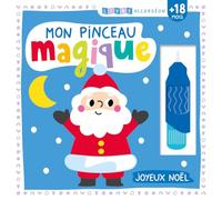 Livre accordéon - mon pinceau magique - joyeux noel + 1 mon pinceau magique - Collectif - 1 2 3 Soleil - cartonné - Jeux livres objets