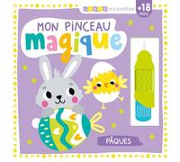 Livre accordéon - Mon pinceau magique - Pâques - Atelier Cloro - 1 2 3 Soleil - cartonné - Livre-jeu
