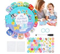 Livre alphabétique préscolaire, livres d'activités pour | Livres pour larme et les lettres de tir | Jeu d'orthographe des mots, activités d'apprentissage en matière de maternelle pour l'école