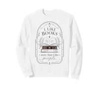 Livre Amateur Lecture Humour Bibliophile introverti Lecteur Sweatshirt